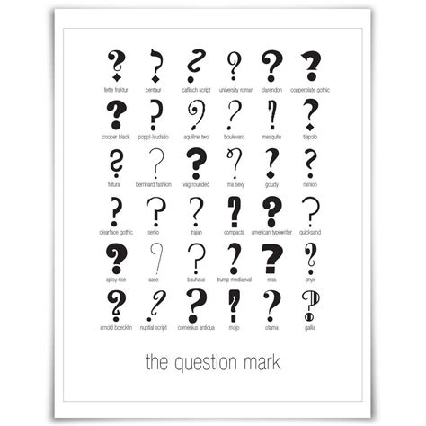 36 Question Marks #fontsunday Point D'interrogation, Mark Tattoo, Sharpie Tattoos, Fancy Fonts ...