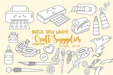 Black and White Coloring Craft