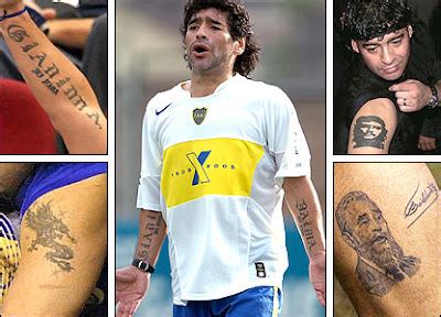 tattoos with meaning: Diego Maradona Tattoos