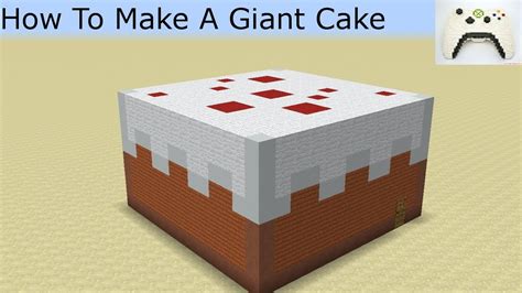 Minecraft Cake Pixel Art 3d