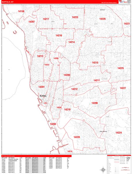 Maps of Buffalo New York - marketmaps.com