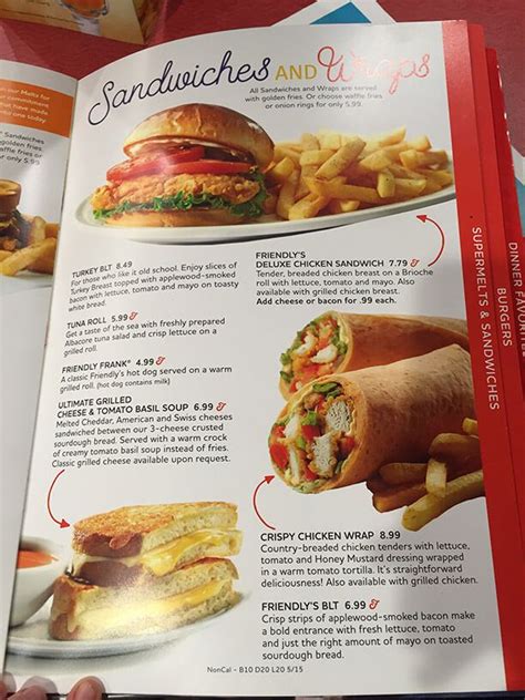 Friendly's Menu Prices | Meal Items, Details & Cost