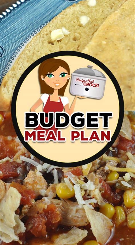 Budget Meal Plan: Week 4 - Recipes That Crock!