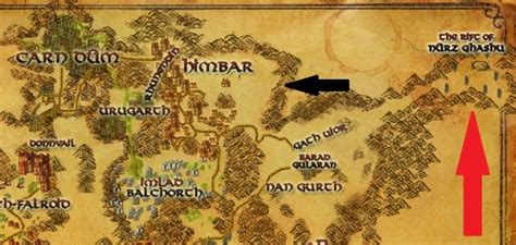 LOTRO Angmar Map