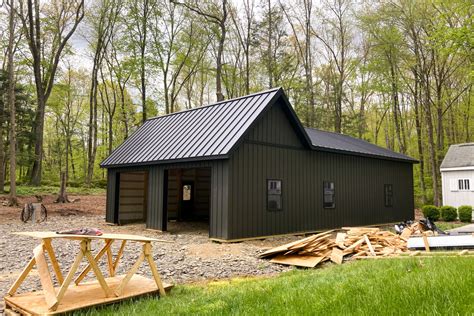 30x50 Pole Barn in Newton NJ - Extreme Pole Buildings