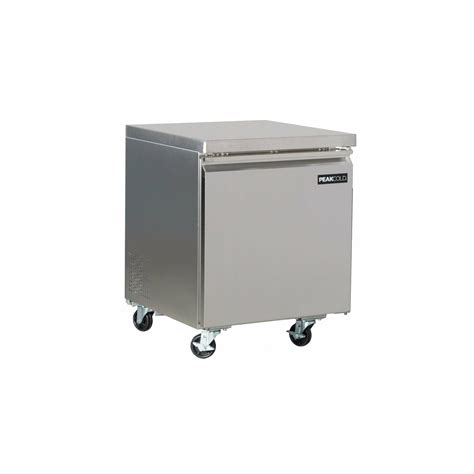 Commercial Undercounter Freezer; PeakCold 27" Worktop; Ships Free