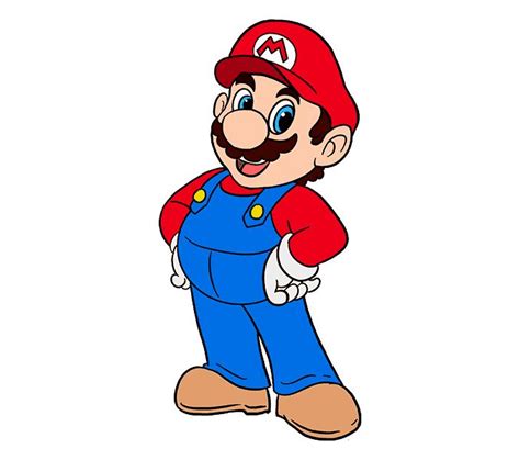 Mario Characters Easy To Draw - Drawing Word Searches