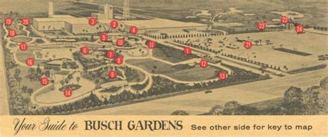 The Busch Gardens parks: Vintage ads, guides, and maps - Themed Attraction