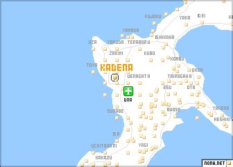 Kadena (Japan) map - nona.net