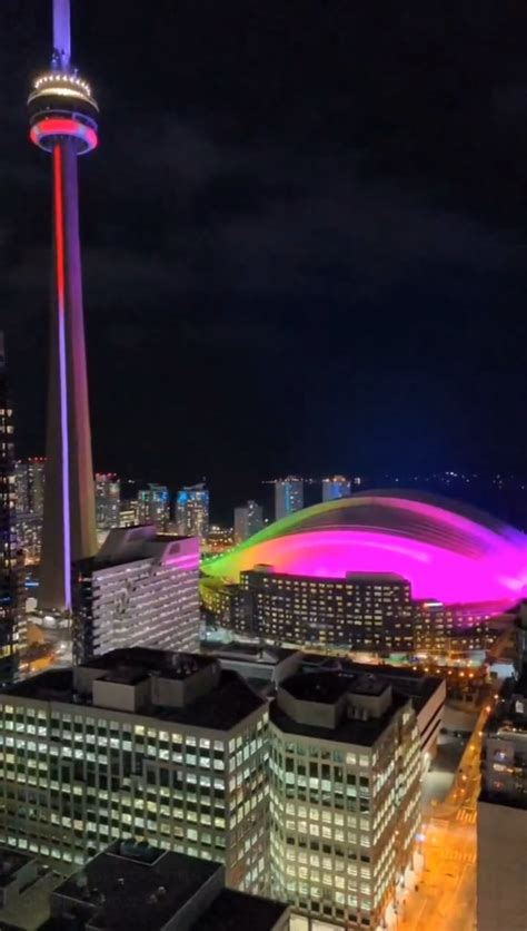 New SkyDome (Rogers Centre) Roof Lighting Upgrade just in time for the ...