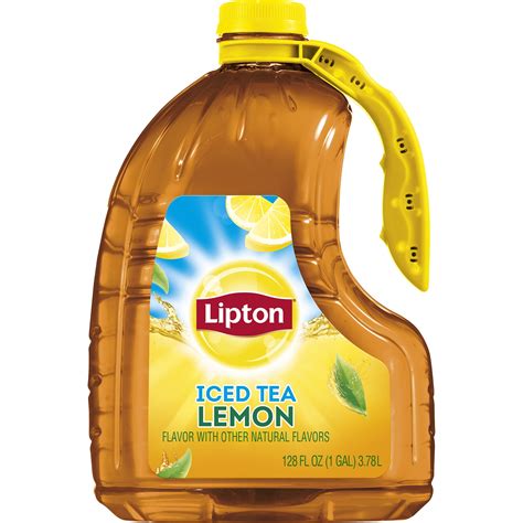 Lipton Iced Tea, Lemon, 128 Fl Oz, 1 Count - Walmart.com