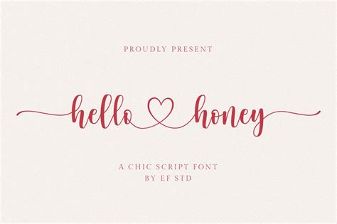 hello honey - Personal Use Windows font - free for Personal