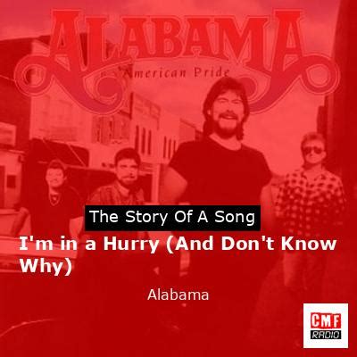 The story of a song: I'm in a Hurry (And Don't Know Why) - Alabama