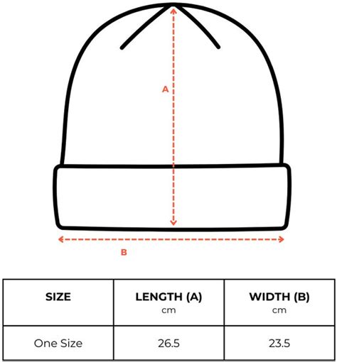 Beanie Size Chart – Yes Friends