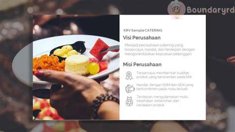 Contoh Profil Perusahaan Makanan & Bagiannya