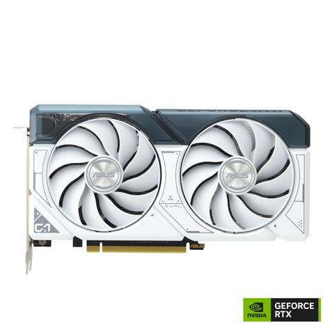 ASUS Dual GeForce RTX™ 4060 White OC Edition 8GB GDDR6 | Graphics Card