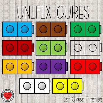 Unifix Cubes Clipart | Clip art freebies, Unifix cubes, Clip art