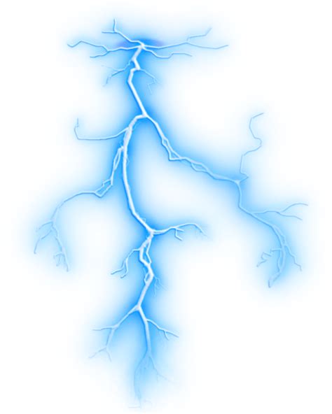 Lightning strike Electric blue Thunder - lightning png download - 550*687 - Free Transparent ...