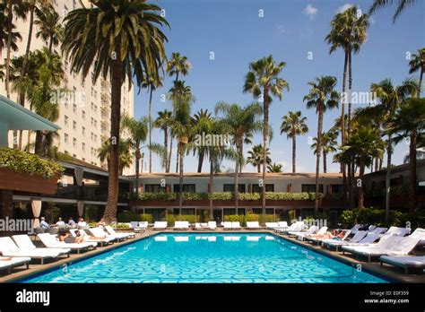 Pool, Roosevelt Hotel, Hollywood Boulevard, Hollywood, Los Angeles ...