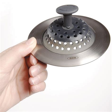 OXO - Silicone Sink Strainer With Stopper - The Potlok