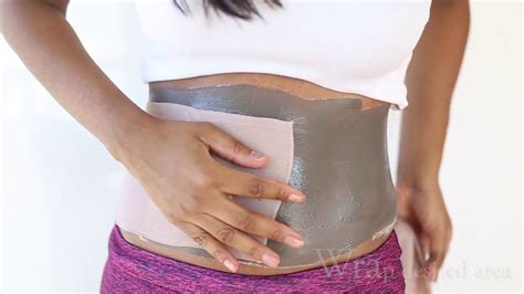 DETOX CLAY BODY WRAP -DIY WEIGHT LOSS BODY WRAP - YouTube