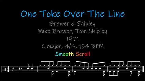 One Toke Over The Line, Chords, Lyrics and Timing - YouTube