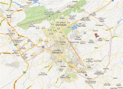 Islamabad City District Map – NA 48, NA 49 – Paki Mag