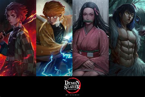 ArtStation - Demon Slayer Fanart