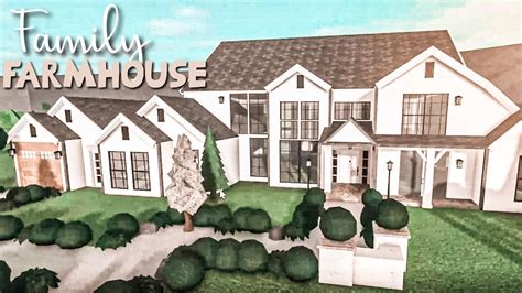 Roblox Bloxburg Family Farmhouse 100k - YouTube