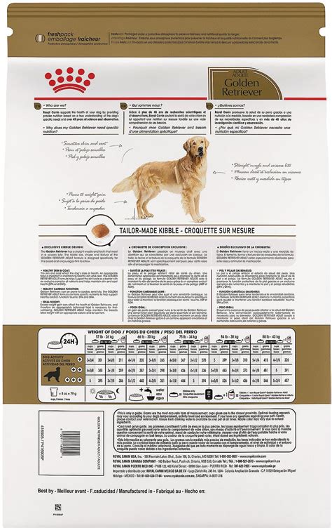 royal canin golden retriever puppy food chart - Effie Bills