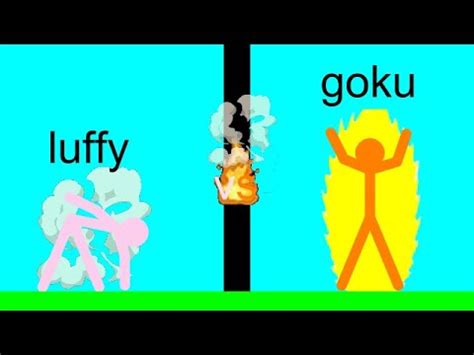 luffy vs goku full fight - YouTube