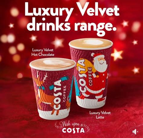 Costa Coffee Luxury Velvet Drinks