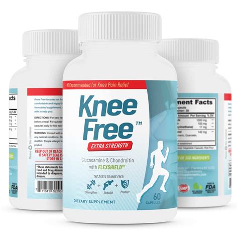 Knee Free – Extra Strength, Focused Formula for Knee Pain Relief – 60 Capsules ...