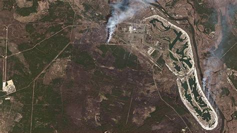 Satellite Images Of Chernobyl Explosion - Image to u