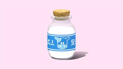 Lon Lon Ranch Milk Bottle - Download Free 3D model by libblekibble ...