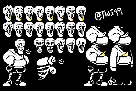 [Underswap] Papyrus Sprite (Read Description) by Josilyne-Twigg on DeviantArt