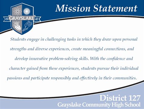 √ 20 Mission Statement Examples for Students ™ | Dannybarrantes Template