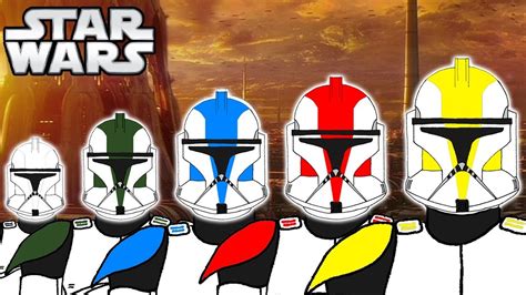 Star Wars Clone Trooper Armor Colors