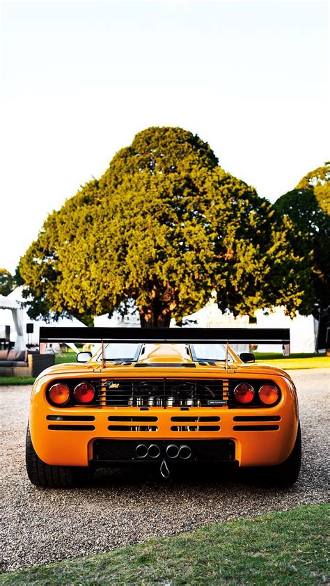 McLaren F1 GTR, car, classic, orange, esports, supercar, HD phone ...