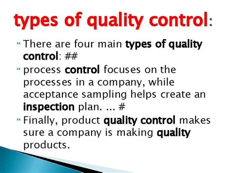 Introduction to Total Quality Management and control CBNVEDC