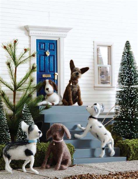 5 x Doggie Dog Breed Christmas Tree Ornaments: NOVA68.com