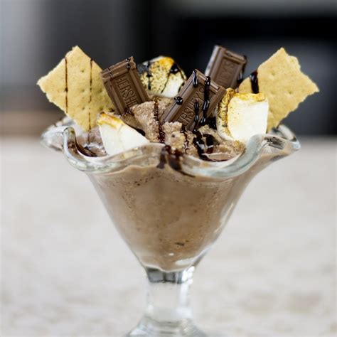 Frozen Smores Blender Ice Cream