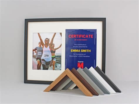 Double Certificate Frame | Sports Certificate Frames – PhotoFramesandMore