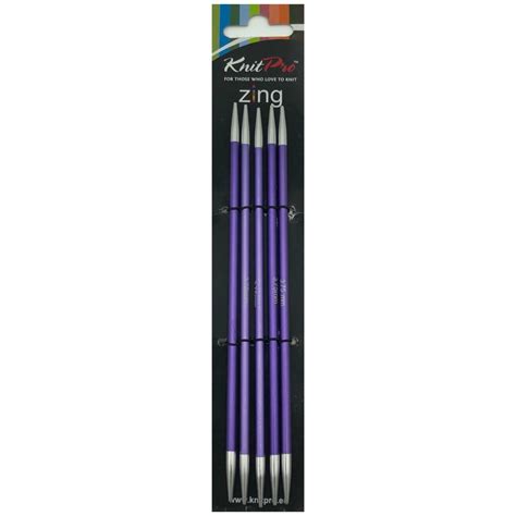 KnitPro Zing Aluminium Knitting Needle Set | KnitUK