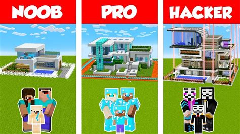 Minecraft Noob Vs Pro House - Margaret Wiegel