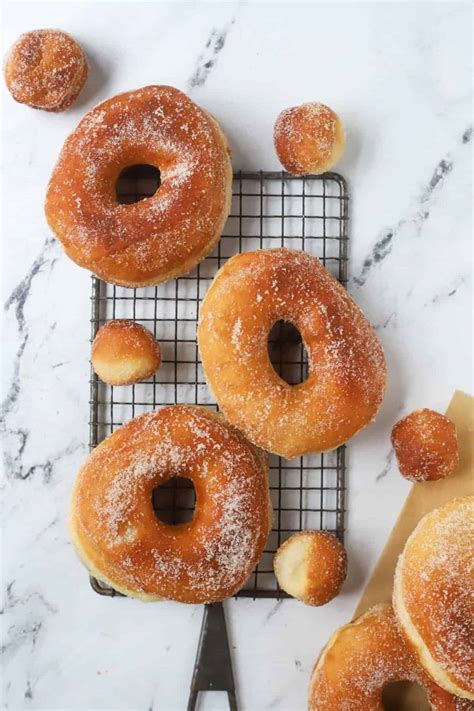 Homemade Sugar Donuts Recipe - Boston Girl Bakes