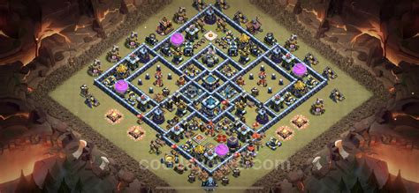 Best War Base TH13 with Link, Anti Everything 2023 - Town Hall Level 13 ...