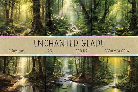 Enchanted Forest Glade Backgrounds Graphic by Designs by Donna · Creative Fabrica