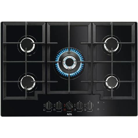 AEG HKB75NB540 75cm Five Burner Gas-on-glass Hob With Work Burner ...