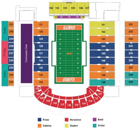 Illinois Football Stadium Seating Chart